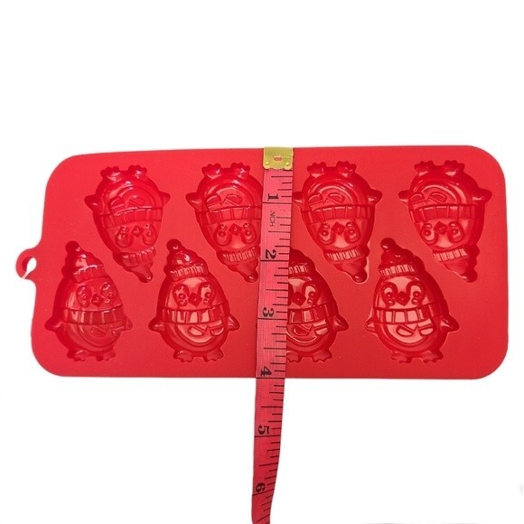 NWT Celebrate It Penguin Christmas Silicone Chocolate Candy Ice Cub Molds Trays - Picture 7 of 7